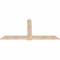 Ekena Millwork Eugene Smooth Timber Gable Bracket, Douglas Fir, 72"W x 36"H x 1 1/2"D x 5 1/2"F, 12/12 Pitch GBW072X36X0206EUG00SDF - alternate 4